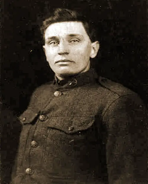Corporal Ludvig Gjenvick, United States Army in the American Expeditionary Force (AEF), 1917.