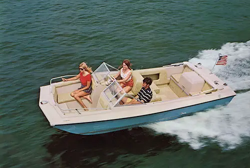 GGA Image ID # 23bd10f5fc Young People Out for a Fast Boat Ride on the Duo Gypsy Speed Boat.