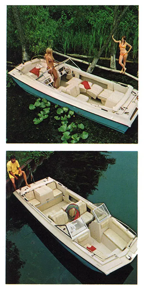 GGA Image ID # 23bd84f10d Young People In Two Views of the Duo Gypsy Speed Boat.
