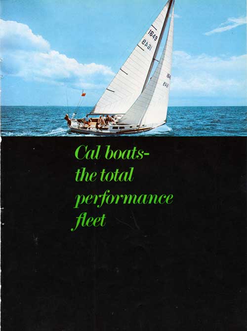 GGA Image ID # 238aa20bf9 1970 Brochure Cover - CAL Boats - The Total Performance Fleet