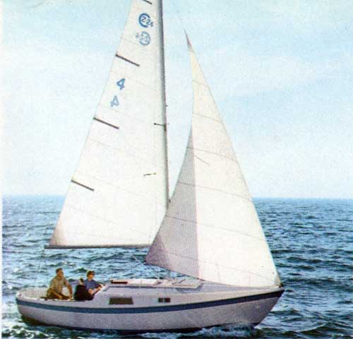 GGA Image ID # 238c54c0b9 CAL 2-24 Sailboat is cruising on the open waters.