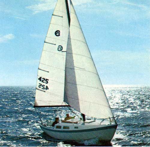 GGA Image ID # 238c689f5a CAL 25 Sailboat sailing in open waters.