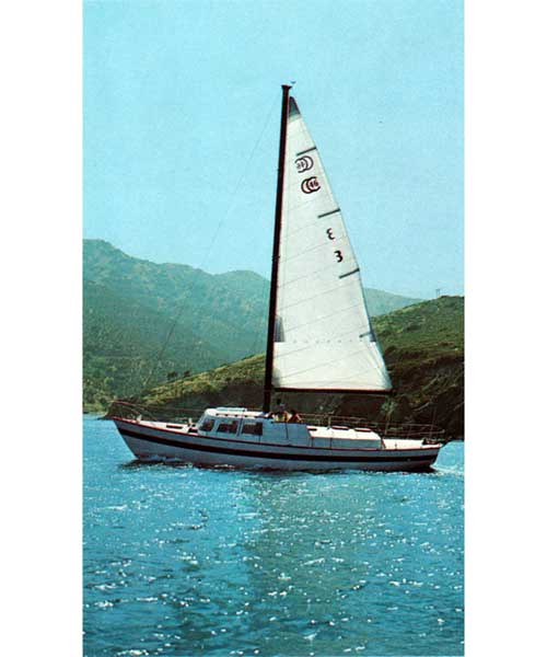 GGA Image ID # 238da799b1 CAL Cruising 46 Yacht cruising along the shoreline.