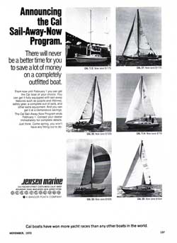 GGA Image ID # 2390309ee3 1972 Announcing the CAL Sail-Away-Now Program