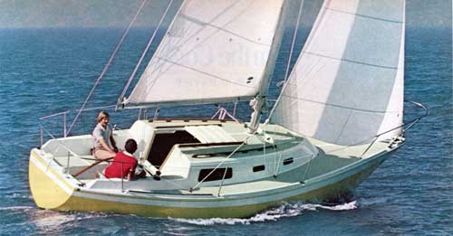 GGA Image ID # 23937bb178 Cruising on the Open Waters with a CAL 2-27 Yacht.