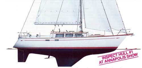 GGA Image ID # 23ae757342 Hull of the Cal 44. You Can Inspect Hull #1 at the Annapolis Show.