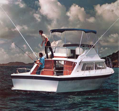 Gone Fishing in a Luhrs Super 320 Powerboat.