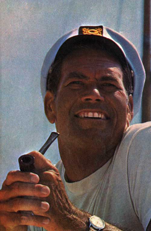 GGA Image ID # 23da806ee5 The Skipper of a Luhrs Boat.