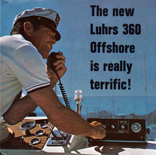 Feel Teriffic in the Helm of a Luhrs 350 Cruiser. Electronics Courtesy of Raytheon.