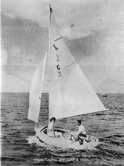 O'Day Javelin Designed by Uffa Fox.
