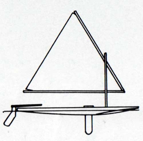Diagram of the Swift and Super Swift Sailboats by O'Day.