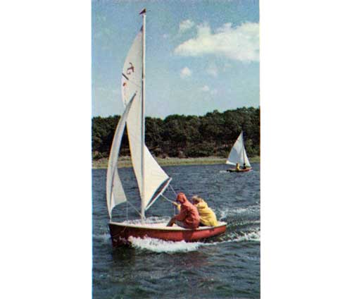Enjoy Sailing with a Friend on the O'Day Sprite Sailboat.
