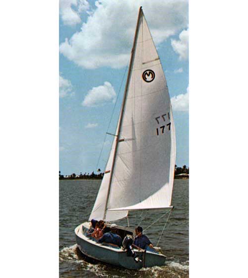 GGA Image ID # 23eb7cf0a3 Cruising along the Water in an O'Day Mariner Sailboat.