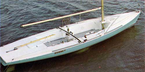 The Hull of the O'Day International Tempest.
