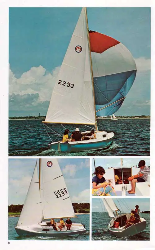 GGA Image ID # 23f4ee9e04 O'Day Mariner 2-2 Sailboat for 1973. O'Day 1973 Gold Medal Fleet Catalog, Part 1 of 2.