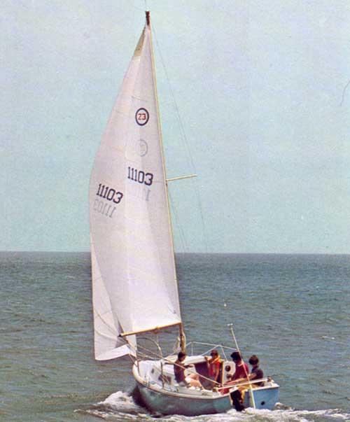 A Group of Young Friends Sailing on an O'Day 23.