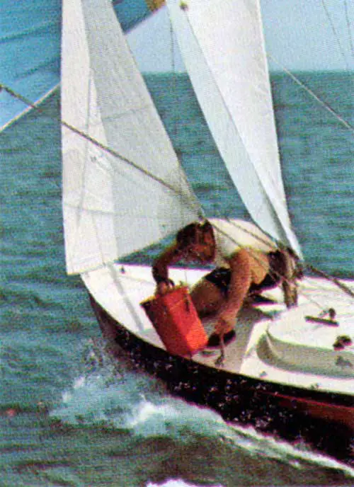 GGA Image ID # 23f6e9d8a9 The Thrill of Sailing on an O'Day Rhodes 19 Sailboat.