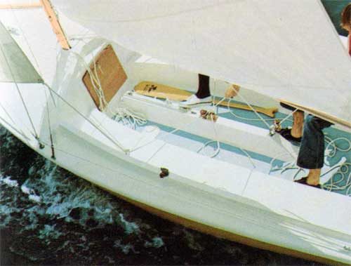 GGA Image ID # 23fa1e4d87 View of the Centerboard Area on the O'Day Javelin.