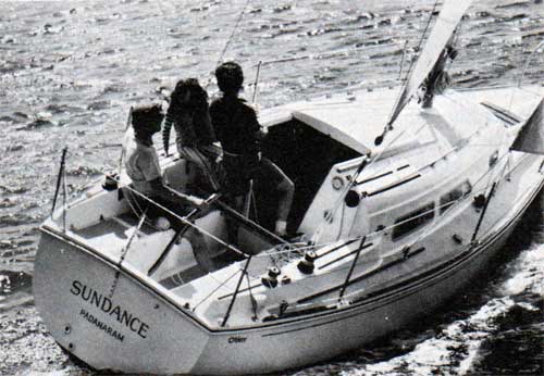 Cruising in the "Sundance Padamaram" With Firends on the O'Day 27 Yacht.