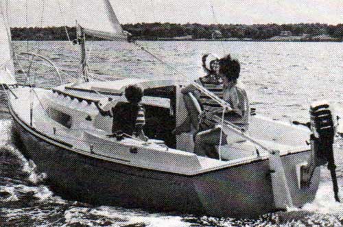 A Family Enjoys a Day Out in the Sun on an O'Day 20.