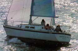 GGA Image ID # 30nolwz9jk Enjoying a Cruise on an O'Day 30 Yacht.