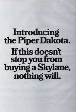 Introducing the Piper Dakota (1978)