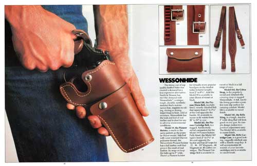Smith & Wesson Wessonhide Synthetic Leather Accessories (1982)