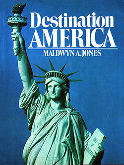 GGA Image ID # 32up2qfdnw Front Cover, Destination America by Maldwyn A. Jones, © 1976.