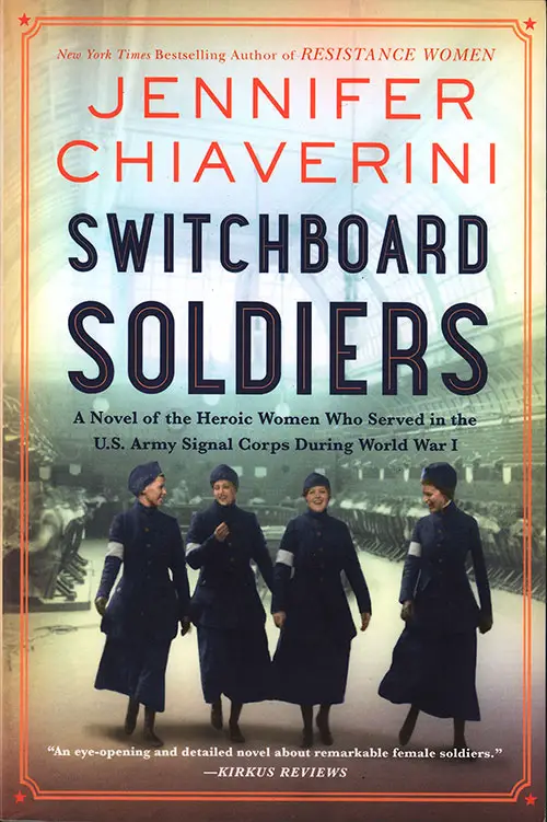 Front Cover, Switchboard Soldiers by Jennifer Chiaverini, 2022.