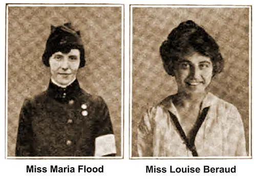 GGA Image ID # 19a69b7e58 Signal Corps Telephone Operators Miss Maria Flood and Miss Louise Beraud.