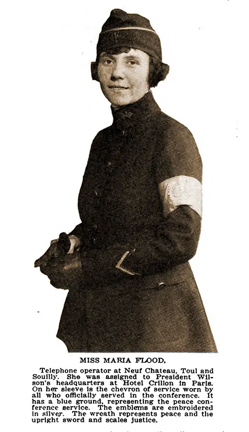 GGA Image ID # 19a6febee9 Miss Maria Flood, Telephone Operator at Neufchateau, Toul and Souilly.