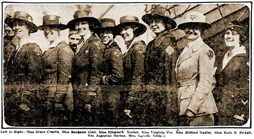GGA Image ID # 19bafdd6af Women of Y-D Auxiliaries Who Come Back With One to Three Service Stripes.