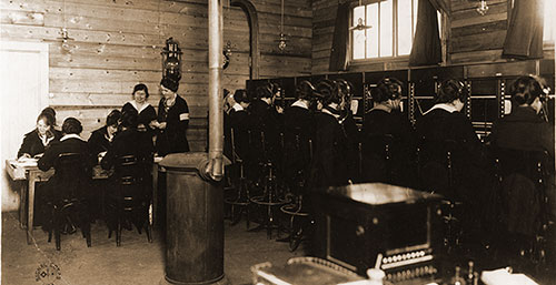 GGA Image ID # 191e69a538 American Girls Serving in the Army Signal Corps as Telephone Operators in France, Colloquially Known as "Hello Girls."