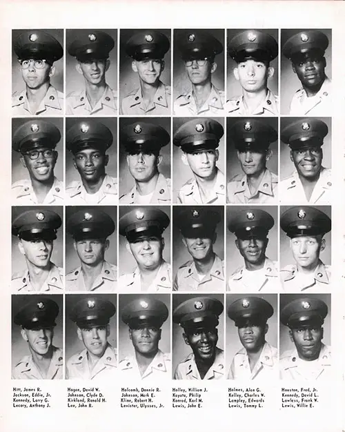 Company A 1967 Fort Benning Basic Training Recruit Photos, Part 4 (James R. Hitt-Willie E. Lewis).