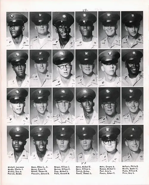 Company A 1967 Fort Benning Basic Training Recruit Photos, Part 6 (Leevonne Mitchell-Gary L. Price).