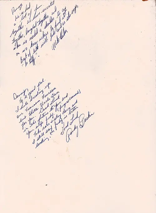 Company A 1968 Fort Benning Basic Training Recruit Autographs consisting of two yearbook style "Best of Luck" and Memories of Boot Camp Addressed to Danny.