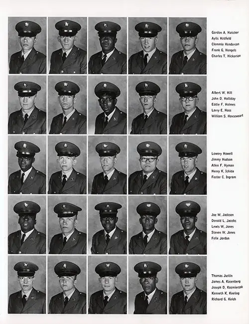 Company E, 4th BTN, 1st Training Brigade 1967 Fort Campbell Basic Training Recruit Photos, Part 4 (Gordon A. Hatcher-Richard G. Kelch).
