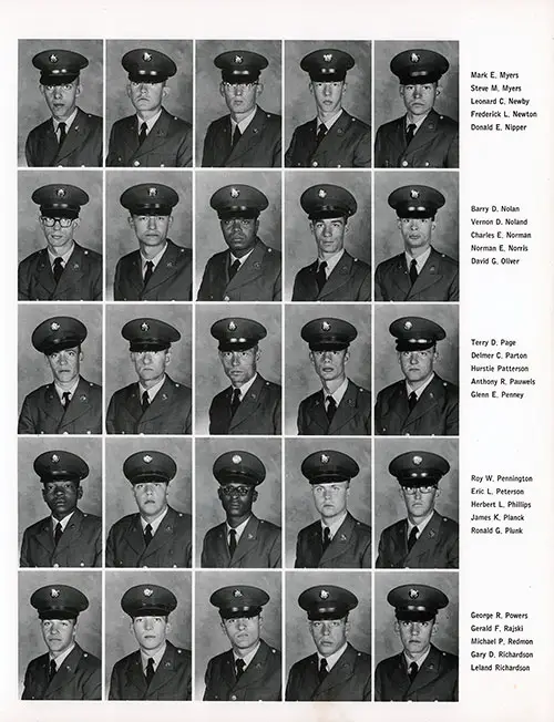 Company E, 4th BTN, 1st Training Brigade 1967 Fort Campbell Basic Training Recruit Photos, Part 6 (Mark E. Myers-Leland Richardson).