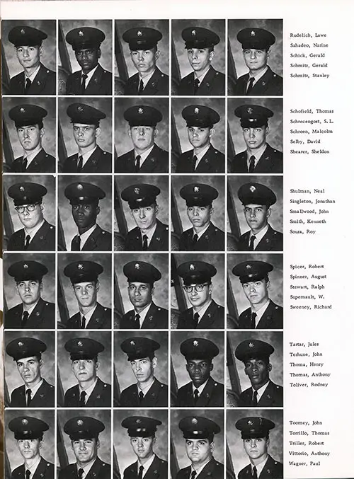 Company E 1971 Fort Dix Basic Training Recruit Photos, Part 6 (Lawe Rudelich-Paul Wagner).