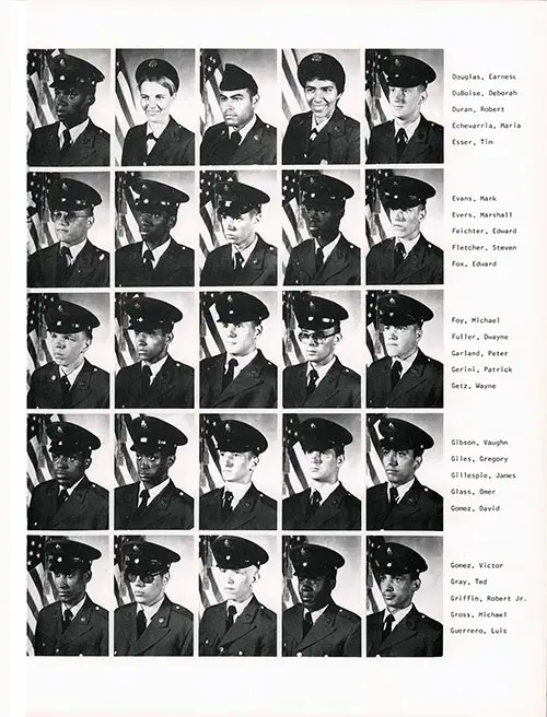 Company C 1979 Fort Dix Basic Training Recruit Photos, Part 3 (Earnest Douglas-Luis Guerrero).