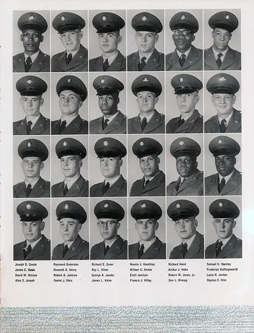 Company A 1963 Fort Jackson Basic Training Recruit Photos, Part 5 (Joseph D. Goode-Dayton C. Kite).