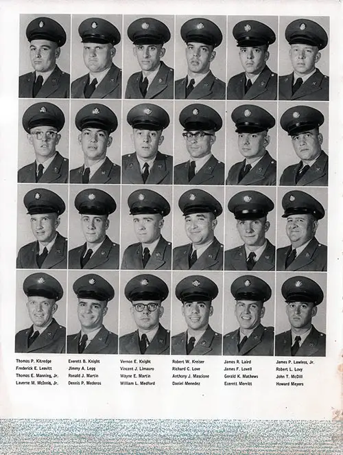 Company A 1963 Fort Jackson Basic Training Recruit Photos, Part 6 (Thomas P. Kitredge-Howard Meyers).