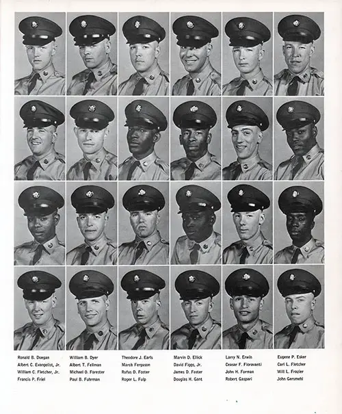 Company E 1964 Fort Jackson Basic Training Recruit Photos, Part 3 (Ronald B. Duegan-John Gersmehl).