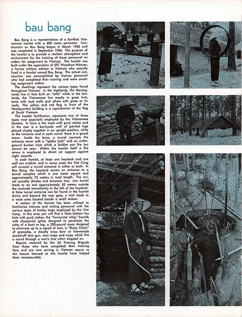 Company B 1969 Fort Jackson Basic Training Featuring Scenes of Bau Bang, Page 12.