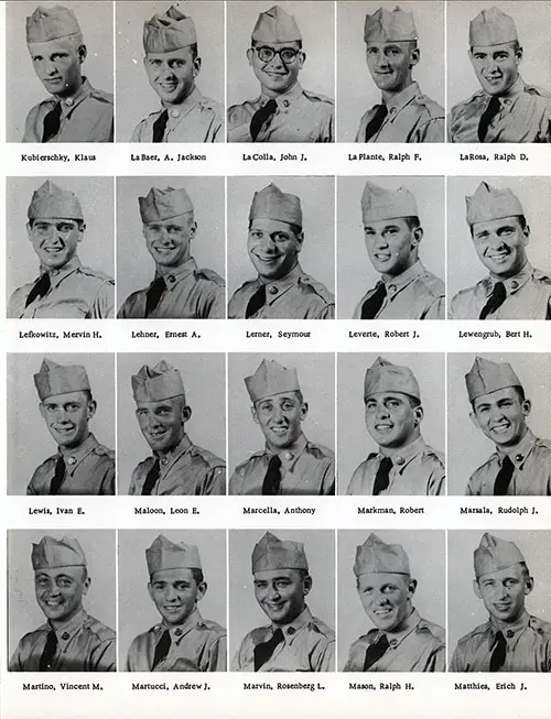 Company D 1956 Fort Knox Basic Training Recruit Photos, Part 5 (Klaus Kubierschky-Erich J. Matthies).