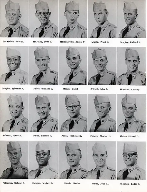 Company D 1956 Fort Knox Basic Training Recruit Photos, Part 6 (Peter M. McMahon-Leslie S. Prigerson).