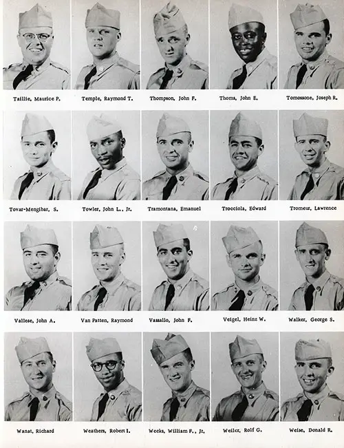 Company D 1956 Fort Knox Basic Training Recruit Photos, Part 9 (Raymond T. Temple-Herbert D. Welte, Jr.).