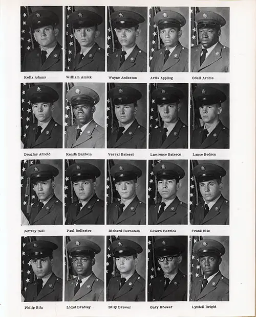 Company D-2-1 1977 Fort Knox Basic Training Recruit Photos, Part 1 (Kelly Adams-Lyndell Bright).