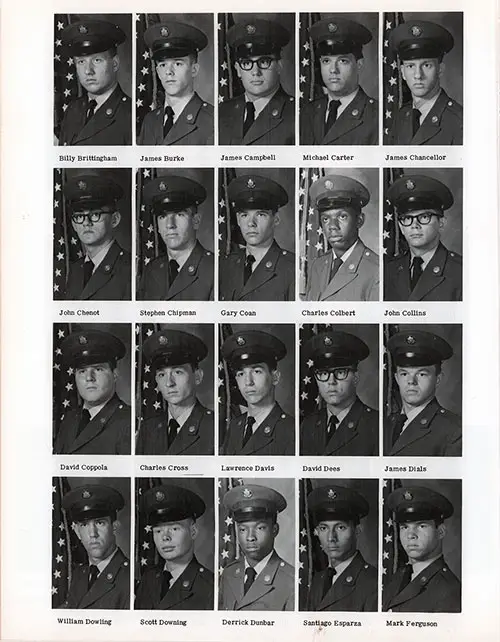 Company D-2-1 1977 Fort Knox Basic Training Recruit Photos, Part 2 (Billy Brittingham-Mark Ferguson).