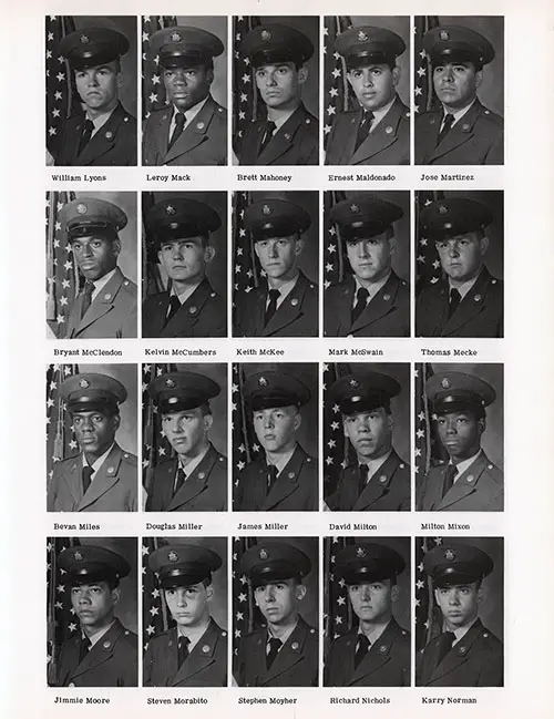 Company D-2-1 1977 Fort Knox Basic Training Recruit Photos, Part 5 (William Lyons-Karry Norman).